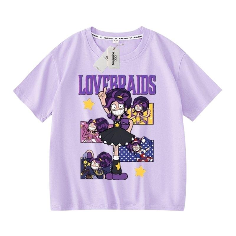 Kids Girls Lily Lovebraids Printed Short Sleeves T-Shirt Top