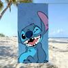 American Cartoon Figure Print Thick Microfiber Beach Towel Quick Dry Bath Blanket For Kids