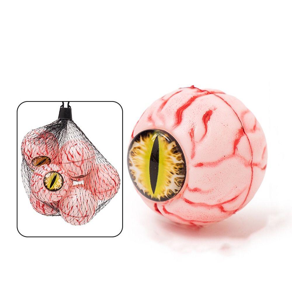 10pcs 5cm Halloween Eyeballs Simulation Halloween Fake Balls Funny Scary Eyeballs  Kids Party
