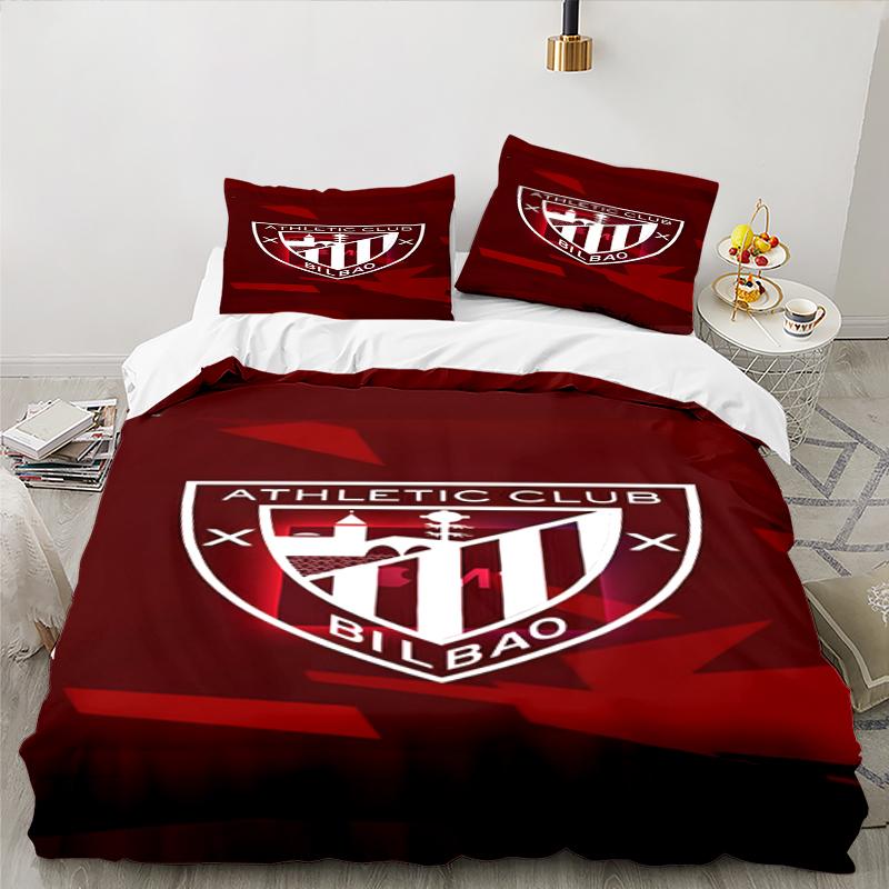 3PCS Football Athletic  Bedding set,Ideal for1pc Duvet Cover And 2pcs Pillowcases Perfect for Christmas gift,Ideal for Bedroom, Dormitory
