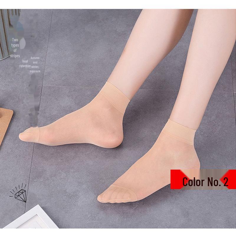 

Женские бархатные прозрачные носки Mengyun Anti-Snag Short 2023 One Size (6 pairs per bag, individually packed)