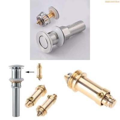 K1AE Sink Drain Stopper Plug Bolts Replacement Copper Push Spring Plug Bounce Valves