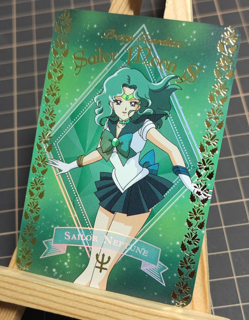 DIY 10 Stück/Set Sailor Moon Vergoldung Selbstkontrolle Sammeln Unterschrift Tausch Flash Card Anime Cartoon Weihnachtsgeschenk