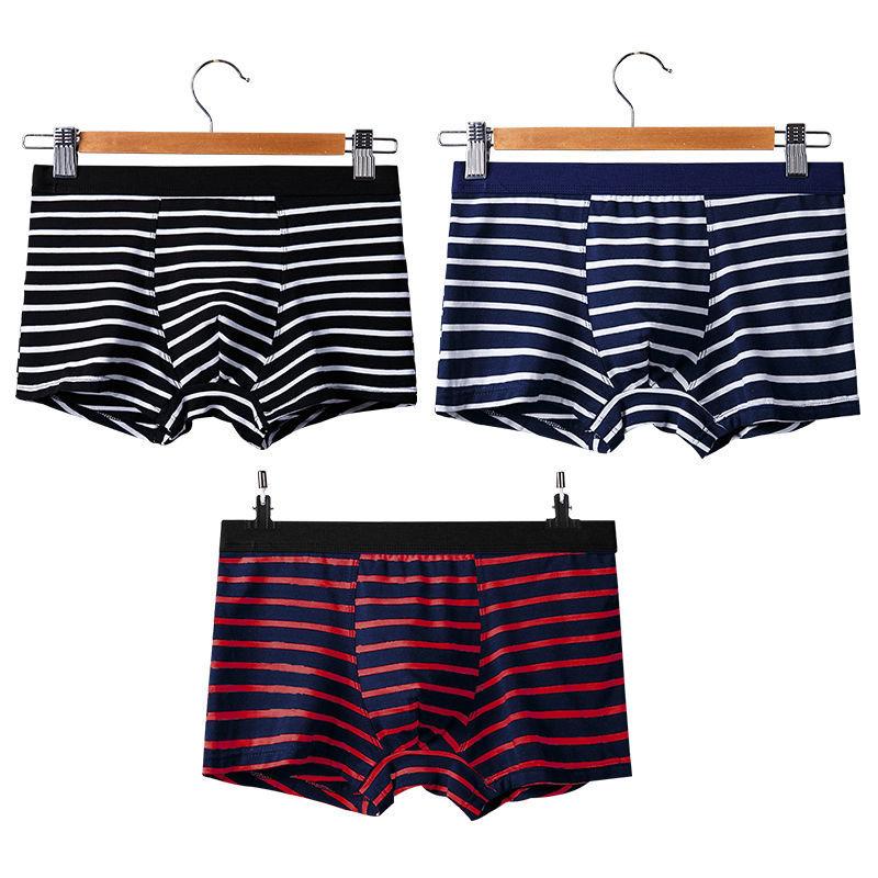 3ks Pruhované Sexy Pánské Spodní Prádlo Boxerky Kalhotky Bezešvé Pánské Spodní Prádlo Boxery Pánské Spodky Bikiny Spodní Prádlo Muž Základní