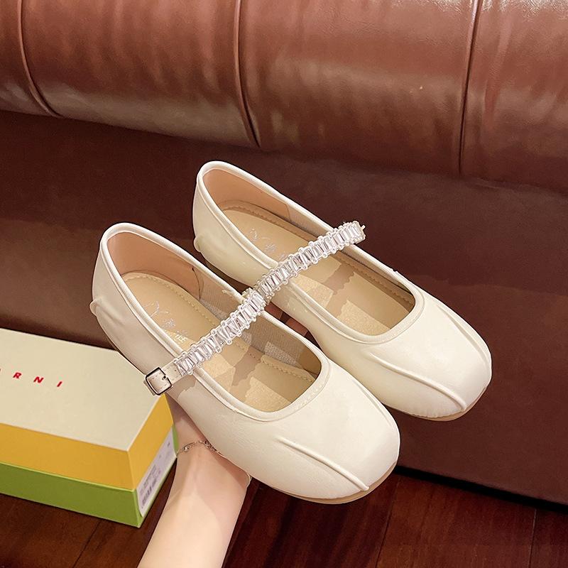 French Fairy Style Small Single Shoes Female 2025 Summer New Comfortable Versatile Round Head Light One Pedal Mary Jane Shoes