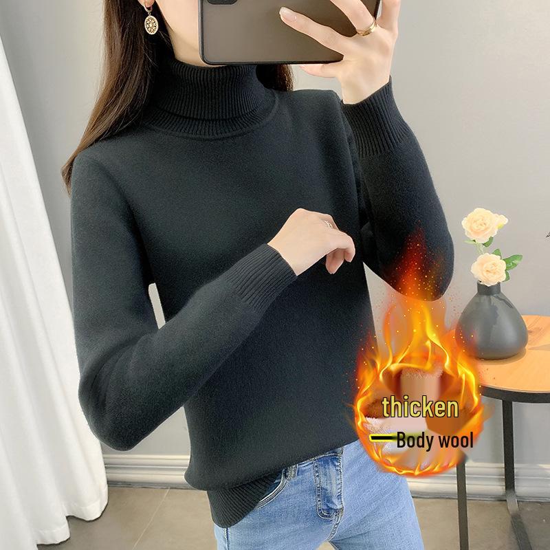 2025 Women's Plus Size Velvet Sweater: Cozy, Thick, Slimming Autumn/Winter Top