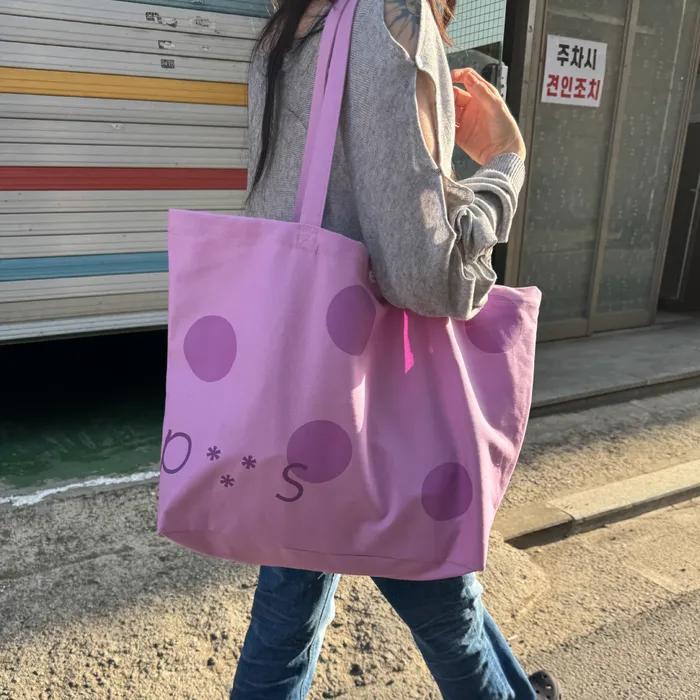 [4th Reorder] PVS Dot Button Bag / Pink Lilac