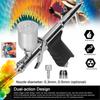 T217B Airbrush Kit Handheld Air Brush with 15CC Paint Cups for Car Model DIY Painting Makeup Nail