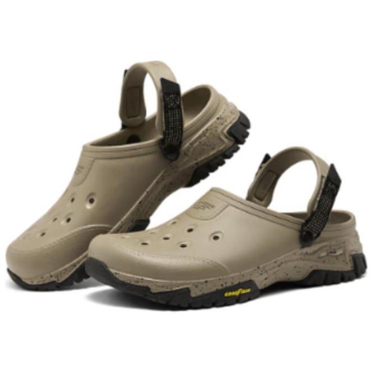 Skechers Hippo Bubble Shoes EVA Casual Comfortable Simple Lightweight Durable Clogs Men clogs Khaki 243341-KHK