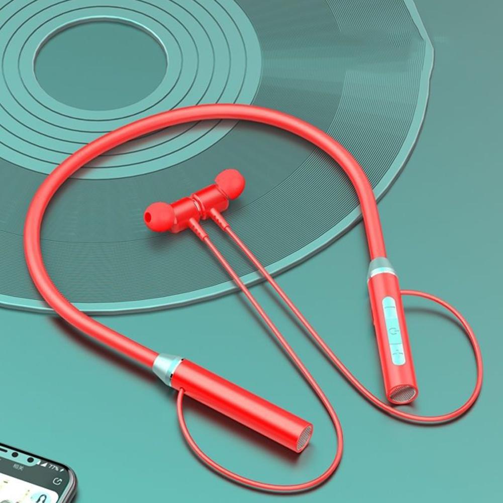 Bluetooth-compatible 5.2 Wireless Earphones In-ear Noise Reduction Headset Hanging Neck Ergonomic Sports Headphones