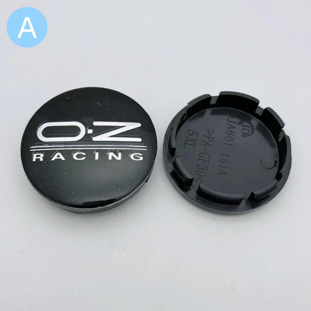 

4pcs 56MM Car Wheel Center Caps With OZ O.Z Racing Logo Emblem Wheels Hubcaps Auto Hub Rim Cover Replace Car Accessories A-4Pcs