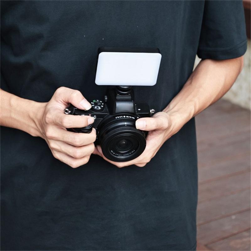 USB Power Rechargeable Light Flexible Multi Directional Head Portable Design Emitting Gentle Illumination for Photography and Video Recording