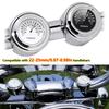 22-25MM Motorcycle Watch Thermometer Temp Gauge Waterproof Motorcycle Accessories Handlebar Clock Moto Styling Moto Accessories