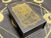 Gold Foil Waterproof Tarot Card Set with Full-Color Printing and Game Instructions