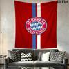 FC Bayern Munich Wall Tapestry Aesthetic Wall Hanging Printed Fabric Blanket Decorative Tapestries for Bedroom Living Room Home Decor