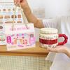 Medium Style Mug Ceramic High Value Water Cup for Girls Home Couple Cup Office Coffee Cup Souvenir