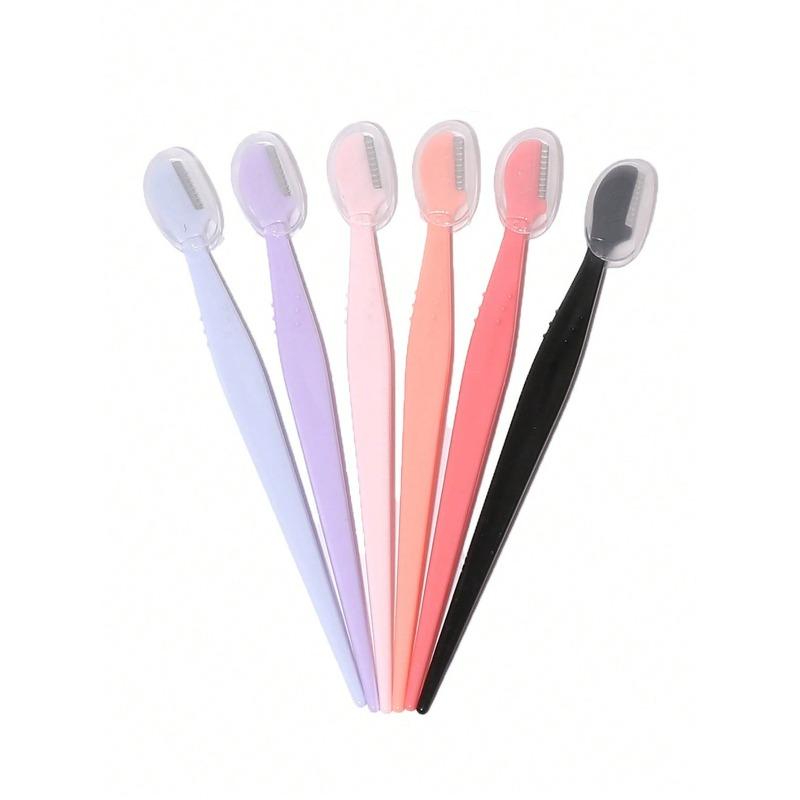 1pcs Eyebrow Razors, Straight Handle Eyebrow Makeup Tools Grooming Razors, Unisex Stainless Steel Hair Remover With Protective Cover