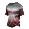 Men's Quick-Dry Round Neck Short Sleeve T-Shirt, Lightweight Mesh with Halloween Print