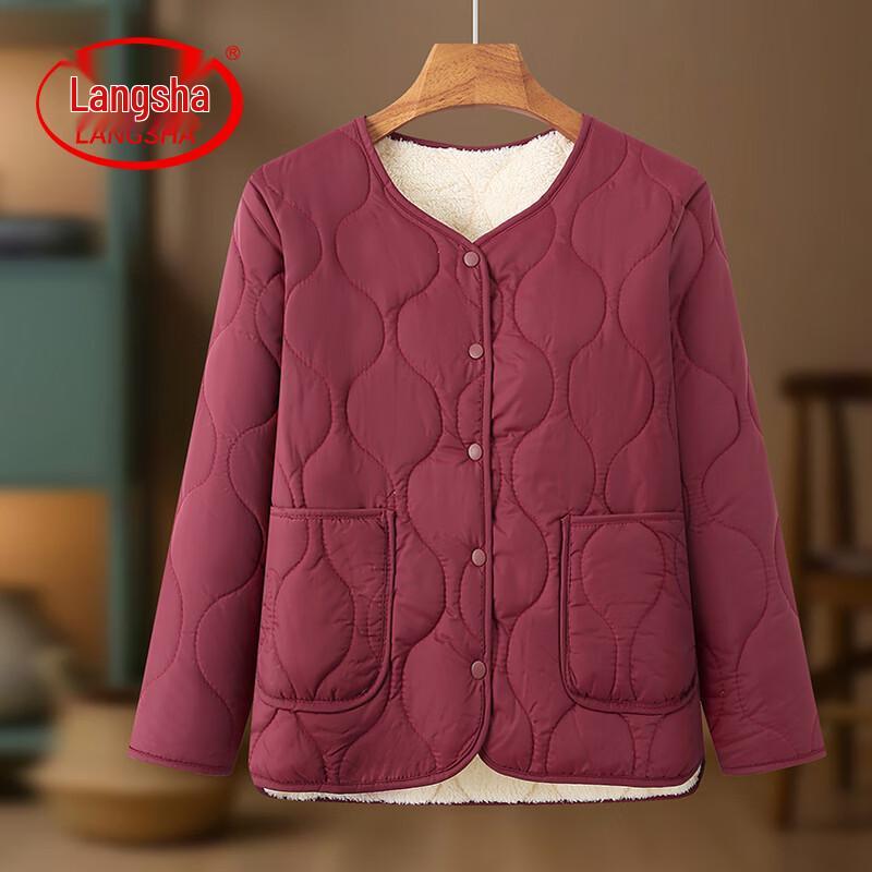 LangSha Women s Warm Padded Winter Coat XL