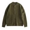 Boys' Korean Style Versatile Knit Cardigan - Pure Color Autumn/Winter Fashion
