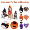 Halloween Pet Hat Set:3 Styles(purple ,black Pumpkin,orange Spider)with Matching Bandanas!Perfect For Small/medium Dogs.Easy To Wear For Spooky Photos