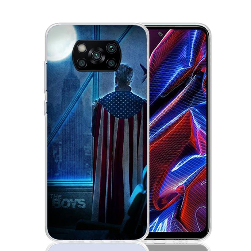 The Boys Homelander TV Case Phone Cover for Xiaomi Redmi Note 10 9 9S 8 8T 7 5 Pro Mi 12T 11T 10T 9T 12 11 Lite A3 A2 Trend Fund