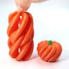 Ornamento Zucca Stampato in 3D, Giocattolo Decompressione Portatile, Modello Puzzle Antistress a Rotazione Spirale per Bambini e Adulti