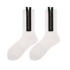 Mid Tube Metal Zipper Socks Sweat-absorbent Knitted Socks Personalized Mid-length Tube Socks  Women