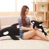 50/80cm Cute Simulated Whale Fish Plush Toy Soft Stuffed Doll Pillow Cushion