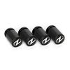 ABP3  4Pcs Car for Nissan Wheel Tire Valve Caps Stem Protection Covers Micra Qashqai GTR Nismo 350Z Kicks Maxima X-Trail NV200 Versa