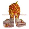 Flame Skull Latex Mask for Halloween, Parties & Role-Playing
