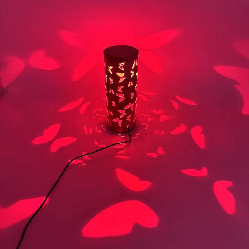 New Creative Decorative Table Lamp USB Projection Lamp Butterfly Shadow Decorative Lamp Floor Lamp.