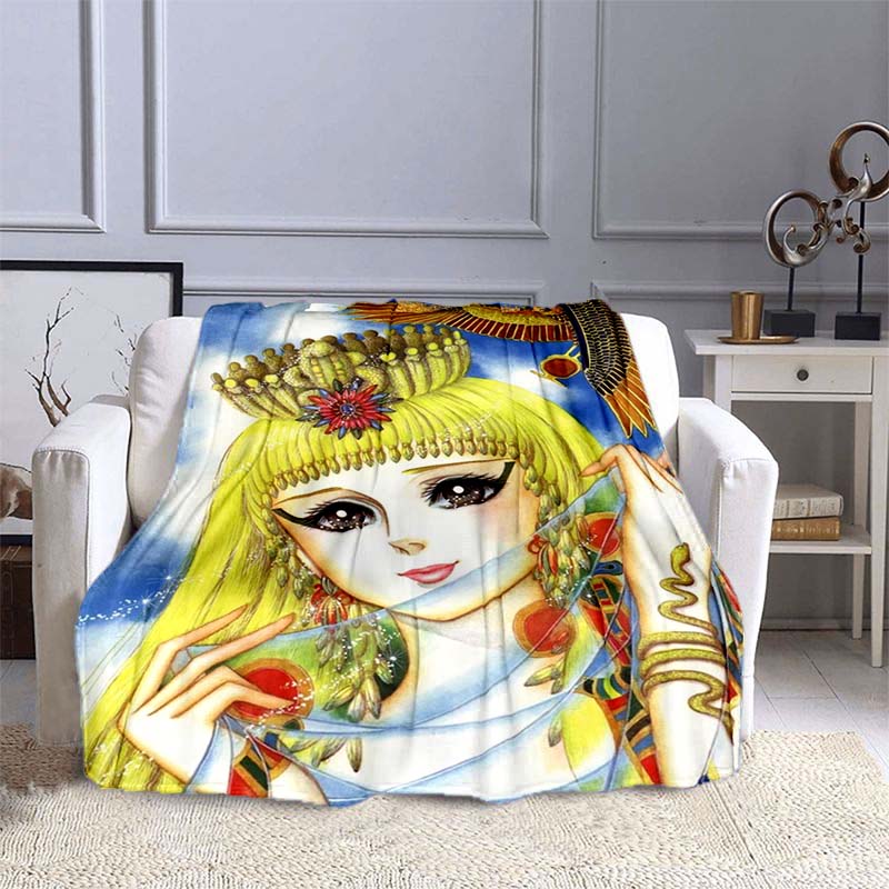 Daughter of the Nile Flannel Blanket, Perfect for Autumn Warmth, Suitable for Children and Adults, Home Décor, Shaw