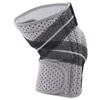Knee Support Brace with Patella Silica Gel Pads Adjustable Compression Knee Sleeve Strap for Cycling Basketball Running