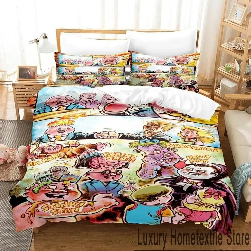 3D Print Garbage Pail Kids Bedding Set Boys Girls Twin Queen King Size Duvet Cover Pillowcase Bed Boys Adult