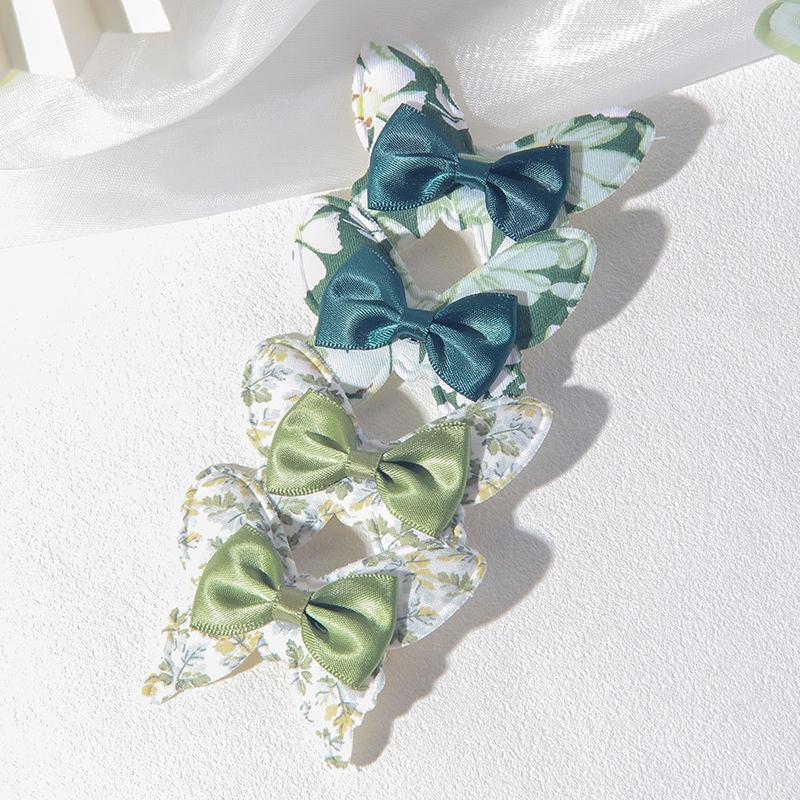 New 4Pcs Flower Butterfly Hair Clips Girls Favorite Fashion Lovly Barrettes Clips Gift Baby Hair Accessories