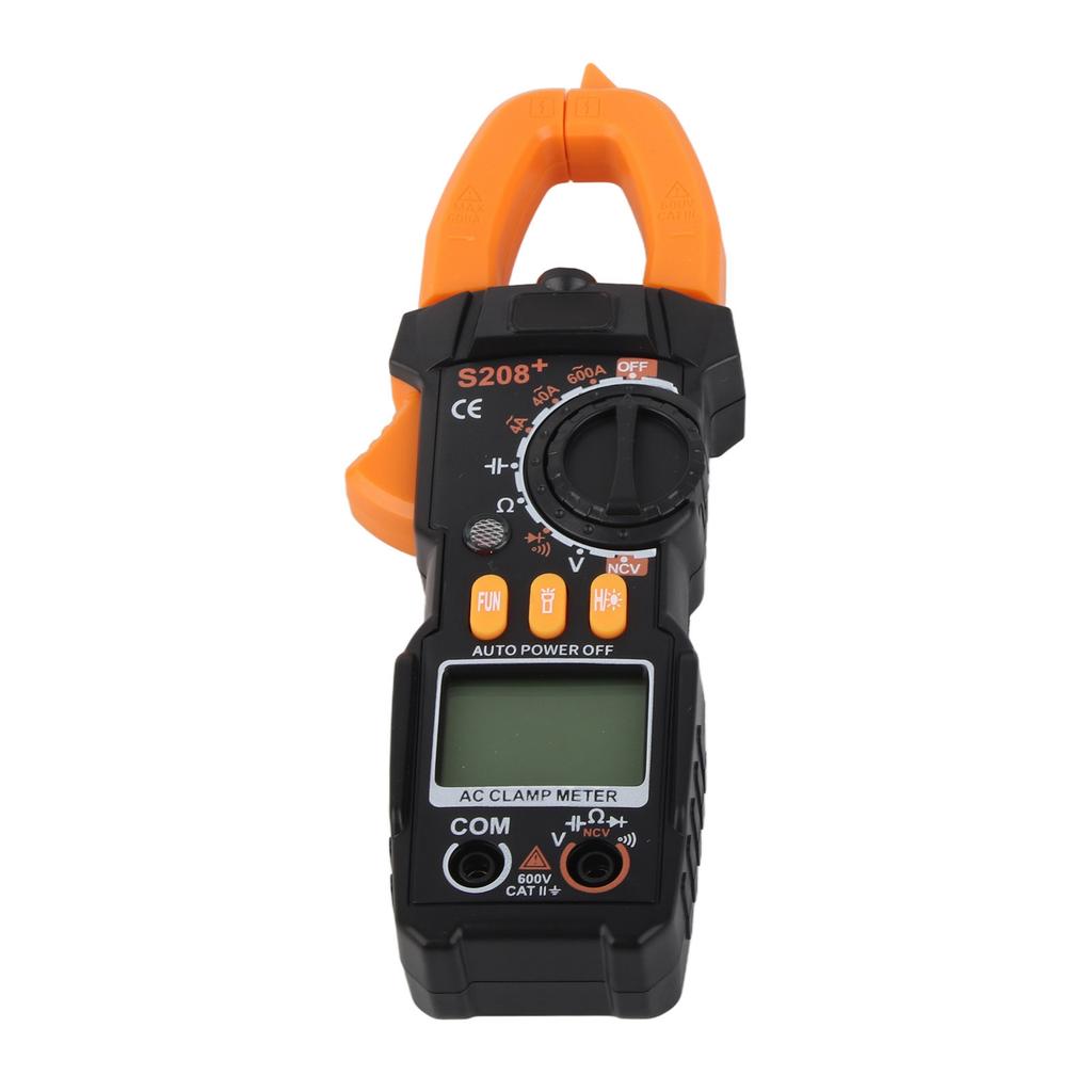 Digital Clamp Multimeter High Accuracy 2‑600A AC DC Amp Voltage Capacitance Meter Tester