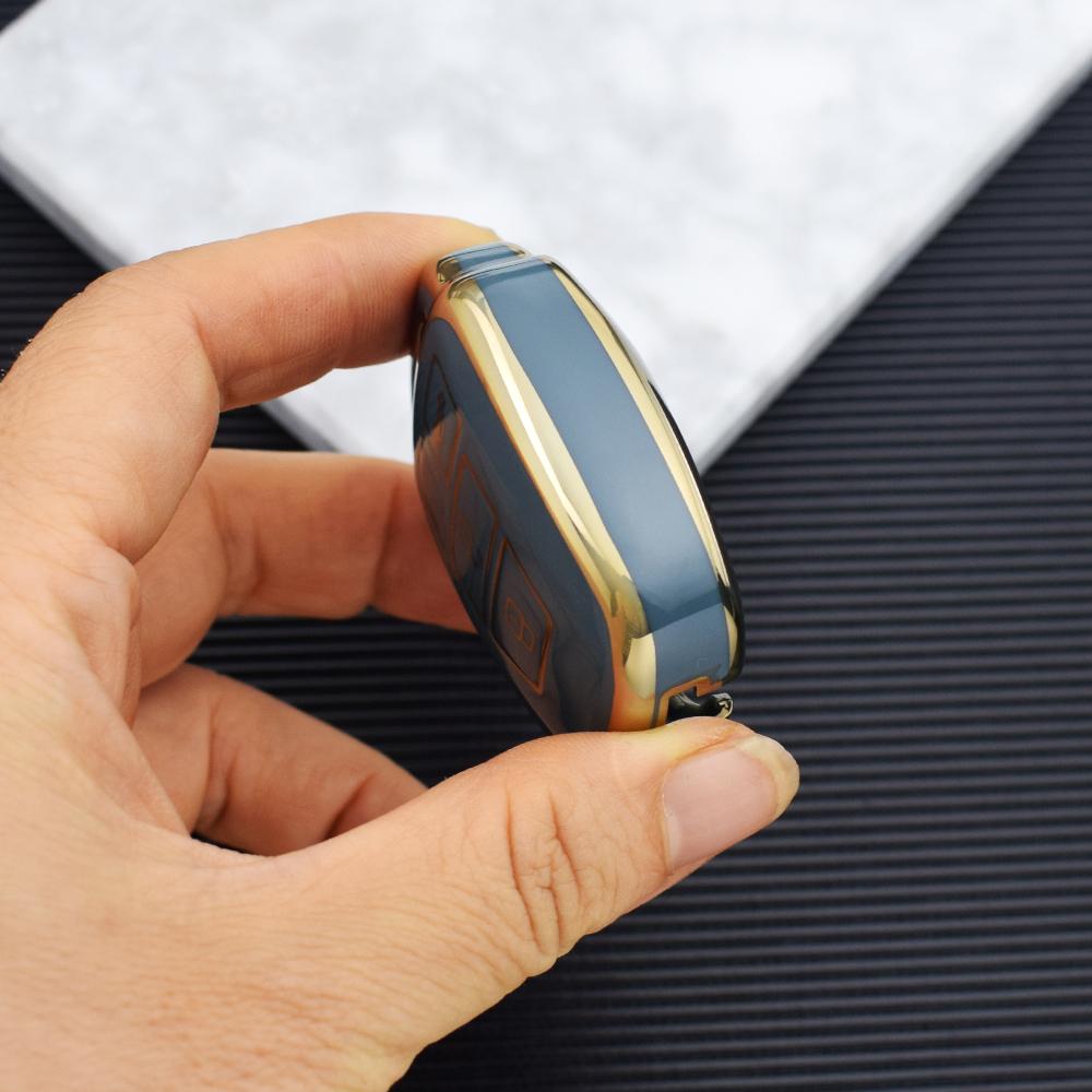 3 Buttons Soft TPU Car Key Case Cover for Toyota Corolla Fielder Vitz Rav4 MK4 Rav 4 Remote Shell Fob Holder Protector