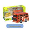 Cartoon Car City for Kids - Remote Control Bus & Taxi Toy Set