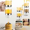 Kitchen Tool 300 ML Glass Honey Dispenser Clear Leak-proof Honeys Bottle Sealed Press Type Syrup Dispenser Coffee