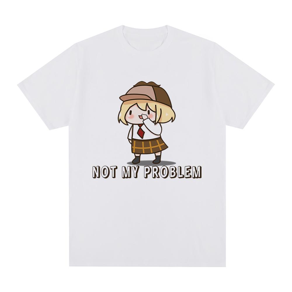 Hololive Englisch VTuber Watson Amelia Bubba T Shirt Unisex /Frauen ästhetische Kawaii Kaninchen Tshirt Unisex Cartoon Grafik Baumwolle T-Shirts
