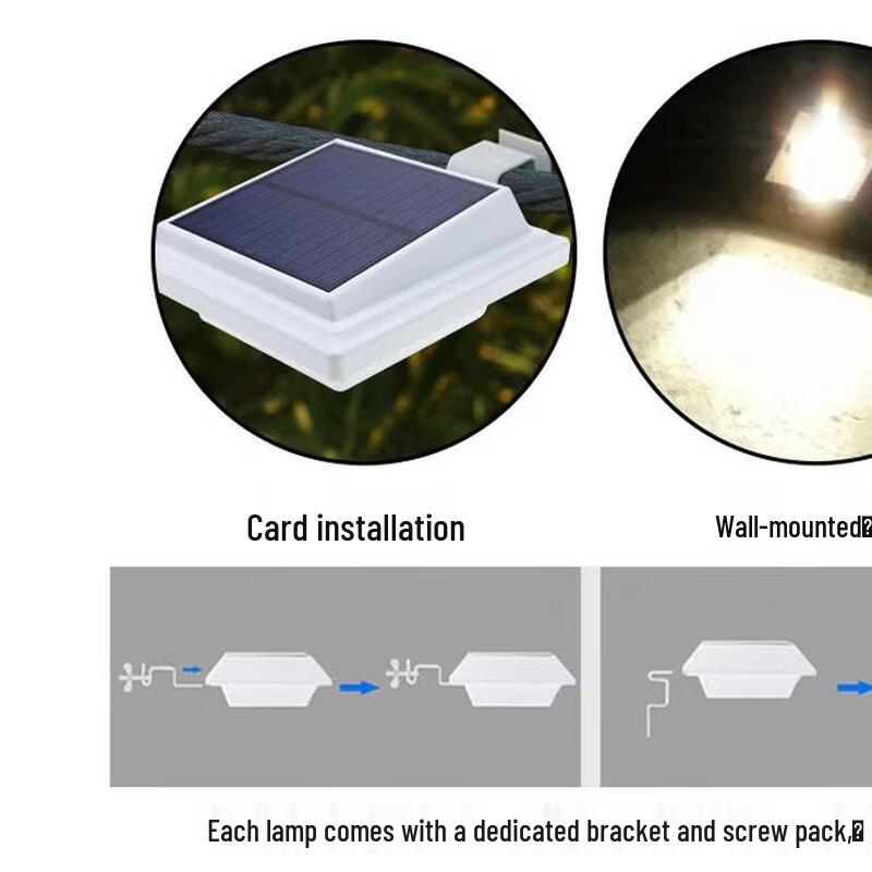 Outdoor Solar Square LED Wall Light