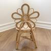 For Rattan Flower Kids Chairs for Events Birthday Party Hot Sale Kid Playroom Bedroom Furniture Handmade Baby Toddler Chair