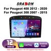 Car Radio For Peugeot 408 308 308SW 2012 - 2020 Android Multimedia Video Player Navigation GPS Carplay Touch Screen Auto Stereo Intelligent Systems