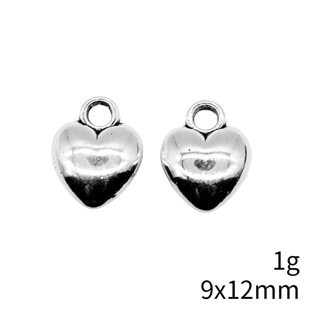 Back To School Charms Bulk Peach Heart Love Charms Pendant Women's Clothing Pendant