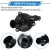X Autohaux Coolant Thermostat Housing Assembly for BMW 328i 335i 2007-2013 No.11537536655