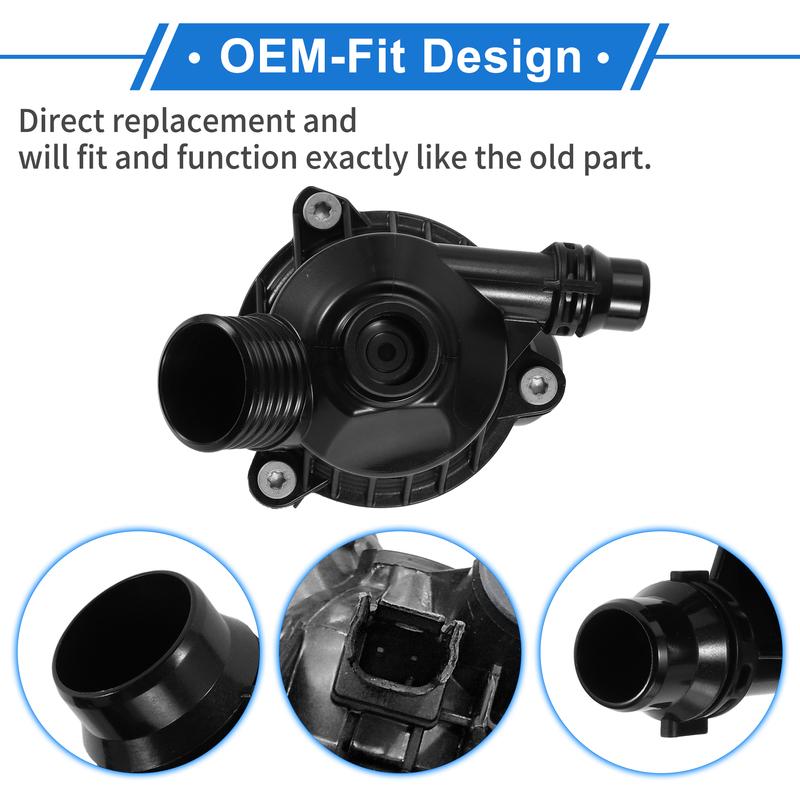 X Autohaux Coolant Thermostat Housing Assembly for BMW 328i 335i 2007-2013 No.11537536655