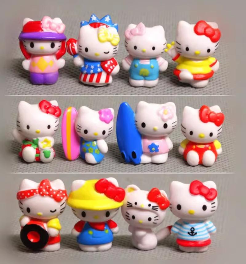 New Product In Stock Mini Version Small Kt Cat Melody Doll Doll Blind Box Handmade Model Desktop Ornament Surprise Gifts