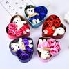 Bear Rose Gift Box Valentine'S Day Flower Love Box Bears Bouquet Wedding Birthday Home Party Decoration Gift For My Girlfriend