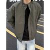 Men's Autumn Tough Guy Workwear Jacket - American Trendy Windbreaker with Three-Proof Stand Collar